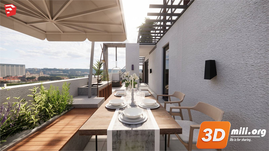 Balcony Skp Files